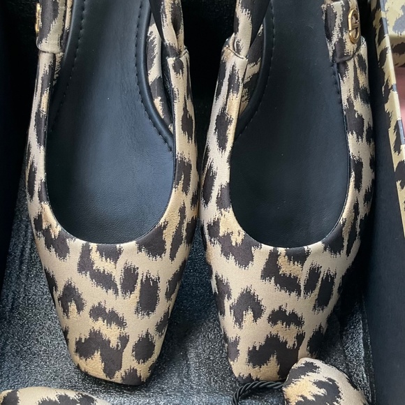 DIOR MIZZA SLINGBACK FLAT. SIZE 10 US/40 EU. BROWN MULTI. - Picture 5 of 9